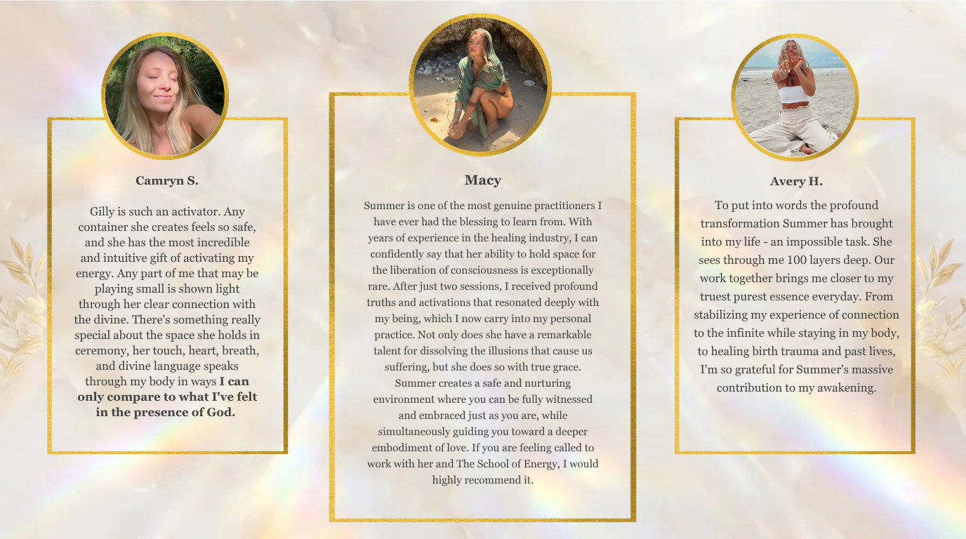 Testimonials from Camryn, Macy, and Avery desktop section